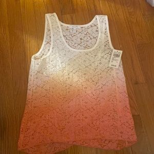 Delia’s multi color ombré tank top